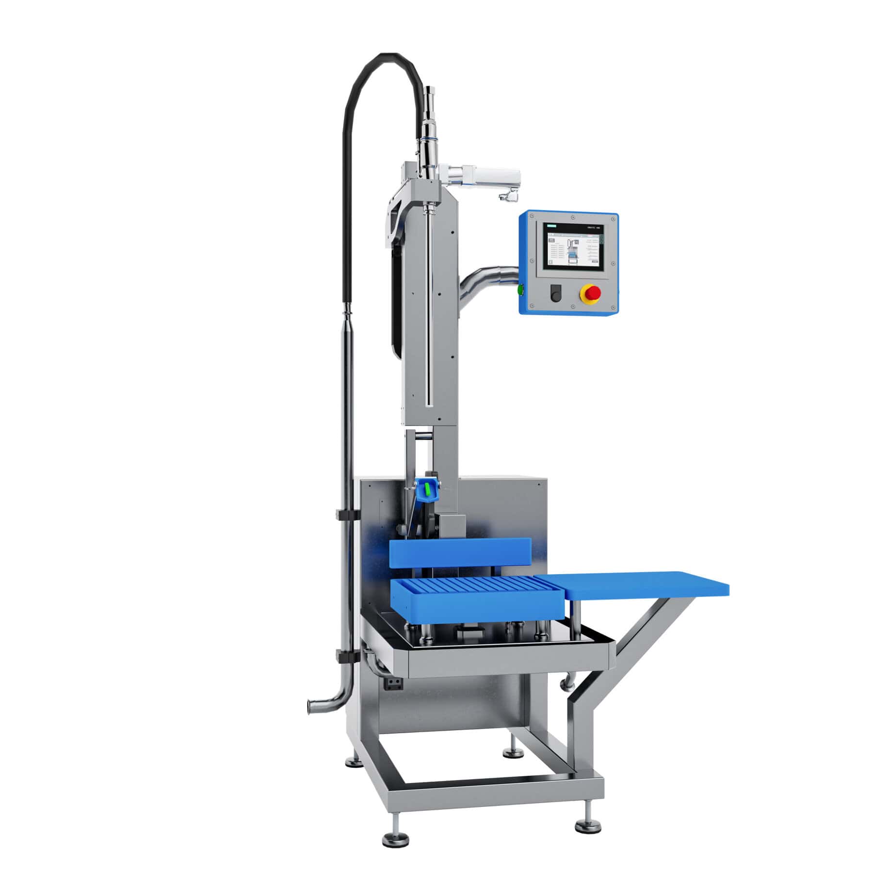 GW30 gewichtsvulmachine voor snel en nauwkeurig vullen van vloeistoffen in diverse verpakkingsformaten.Ideaal voor kleine tot middelgrote producties.